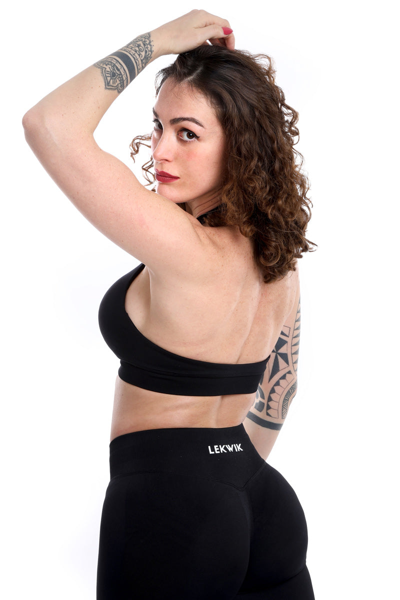 Top sportivo nero modello IMMO